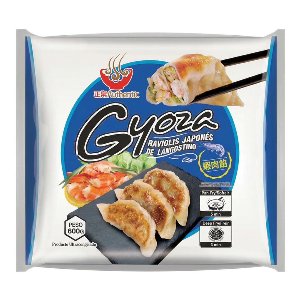 Authentic Mengfu Gyozas aux crevettes 600 g
