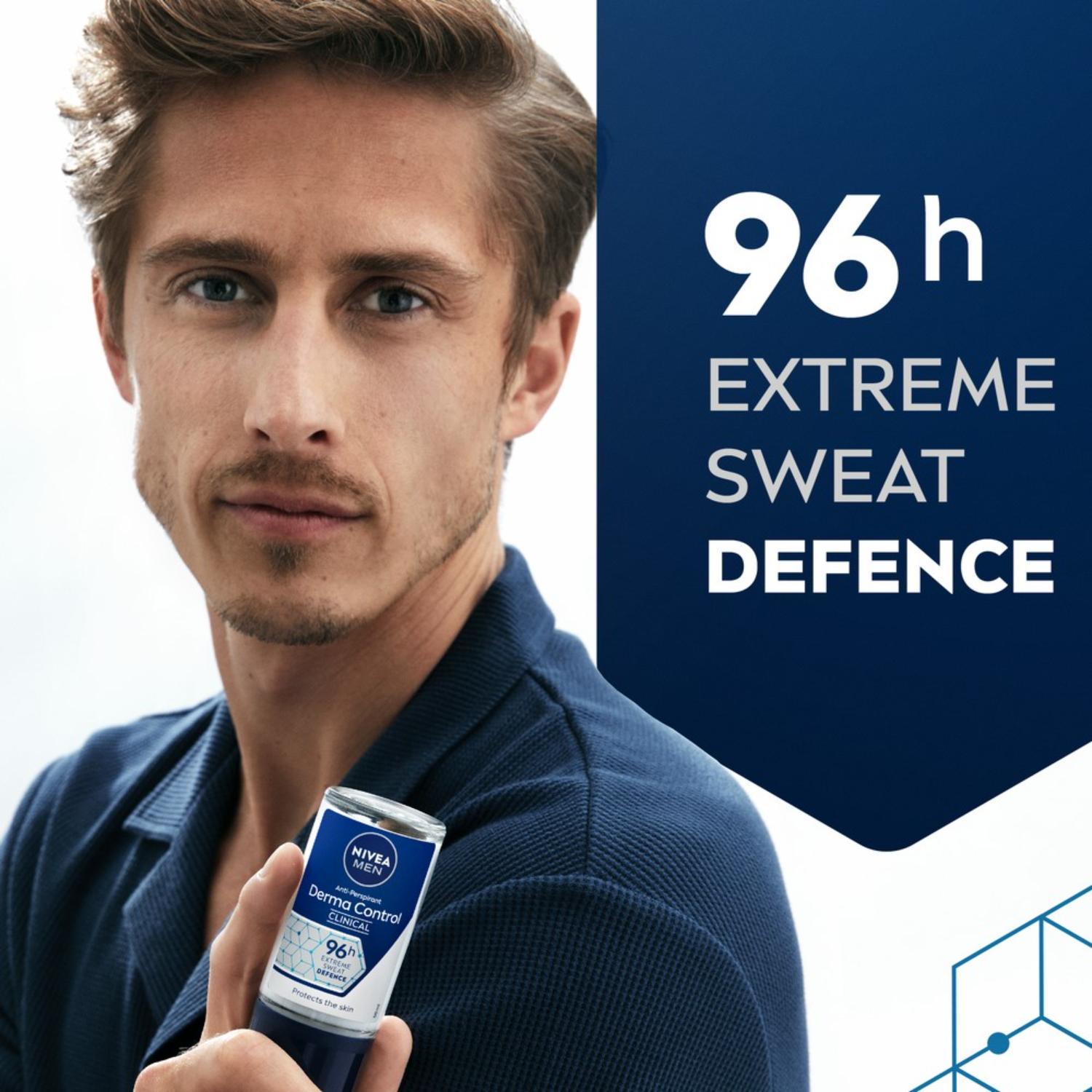 NIVEA MEN Déodorant Aisselles Derma Dry Control 96H Bille - 50 ml