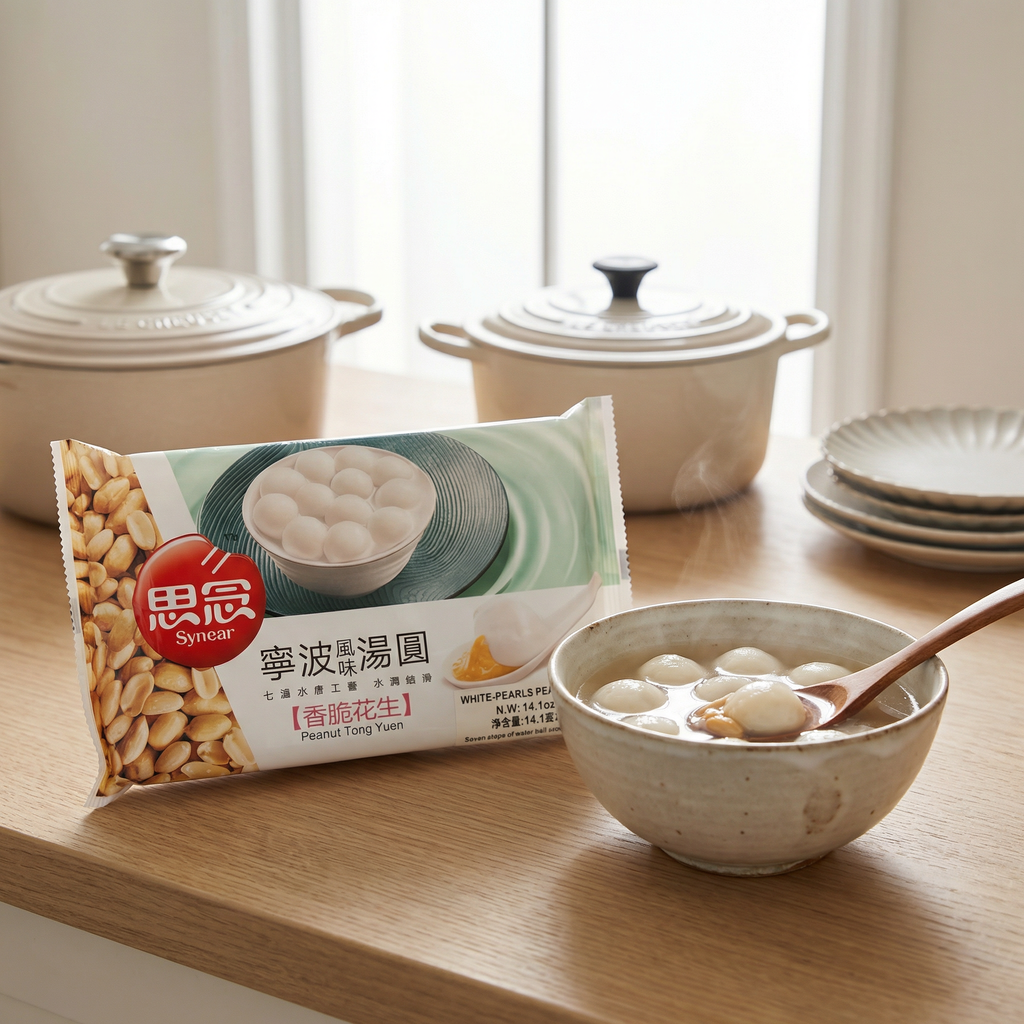 Synear Tangyuan de Ningbo fourrés aux cacahuètes croustillantes - 400 g