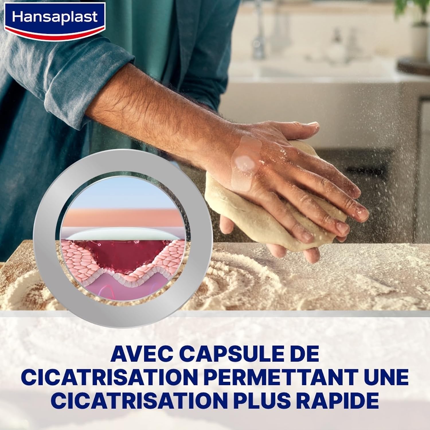 Hansaplast Pansements Plaies Second Skin Hydrocolloïdes M/L x6