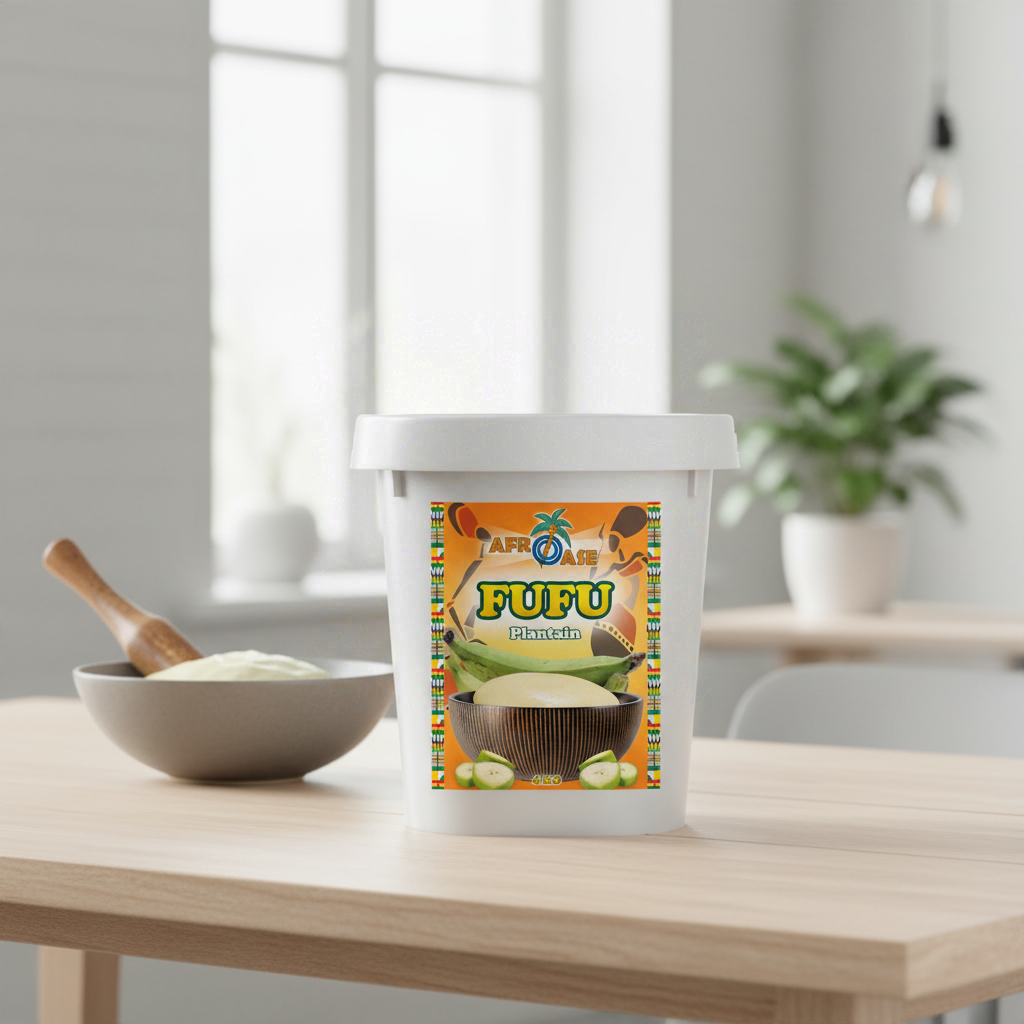 Afroase Farine de plantain pour Fufu - 4 kg