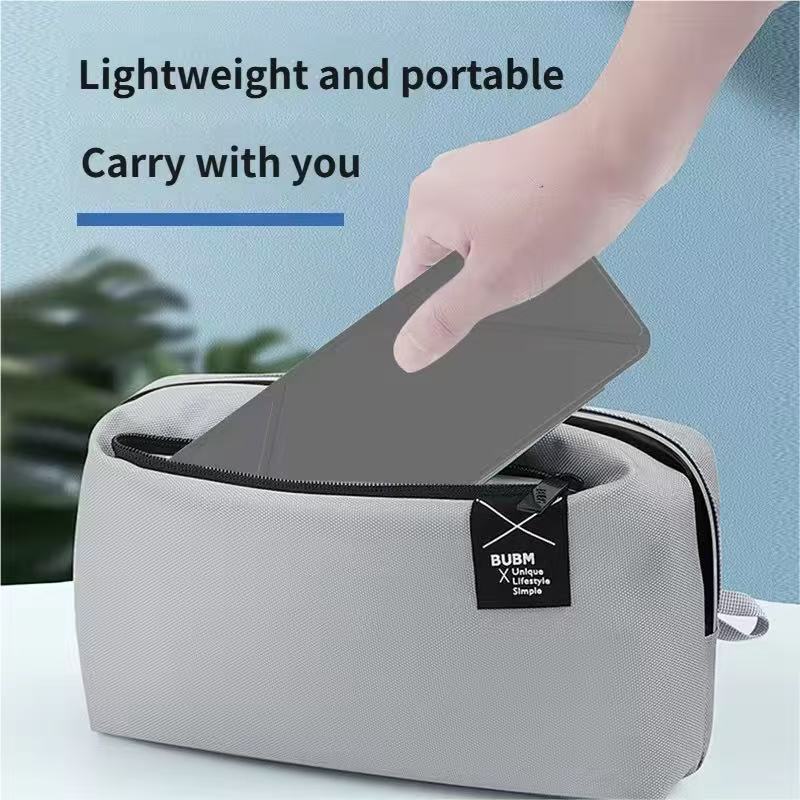 Clavier Étui en Cuir Pliable Voxis HL-BOX1 avec Pavé Tactile – Compatible Multi-Systèmes, Compact et Portable