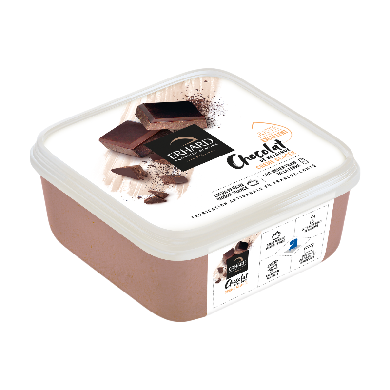 ERHARD Crème glacée chocolat - 450 g