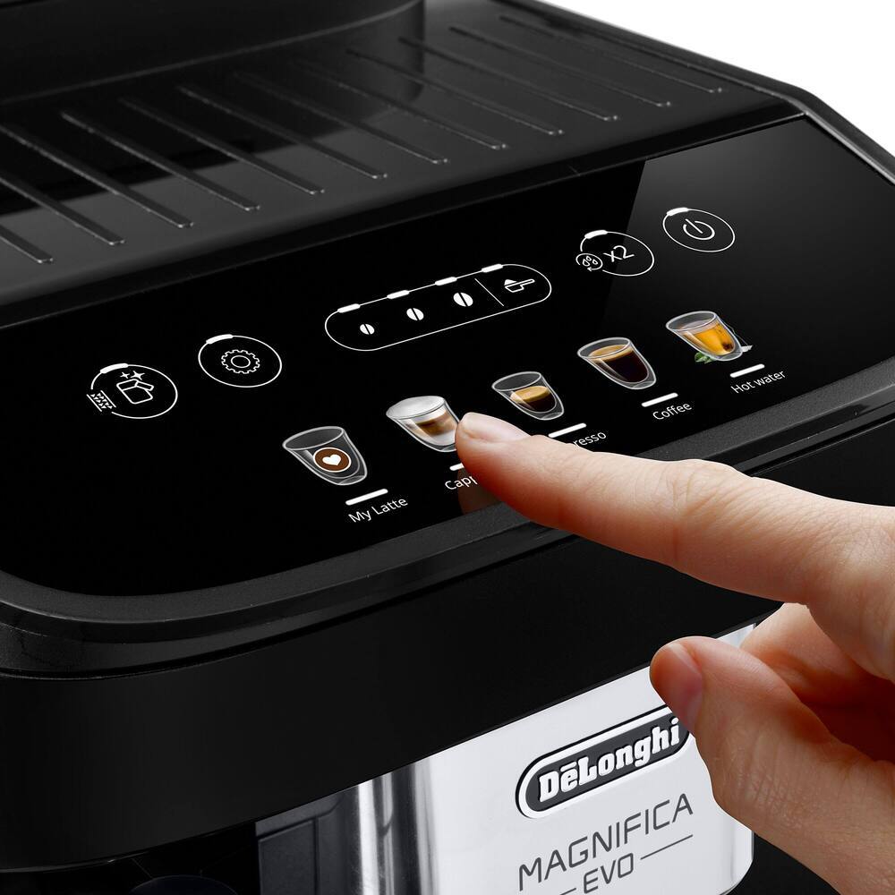 DE‘LONGHI Magnifica Evo, Machine à Café Automatique LatteCrema, ECAM290.61.B, Noir