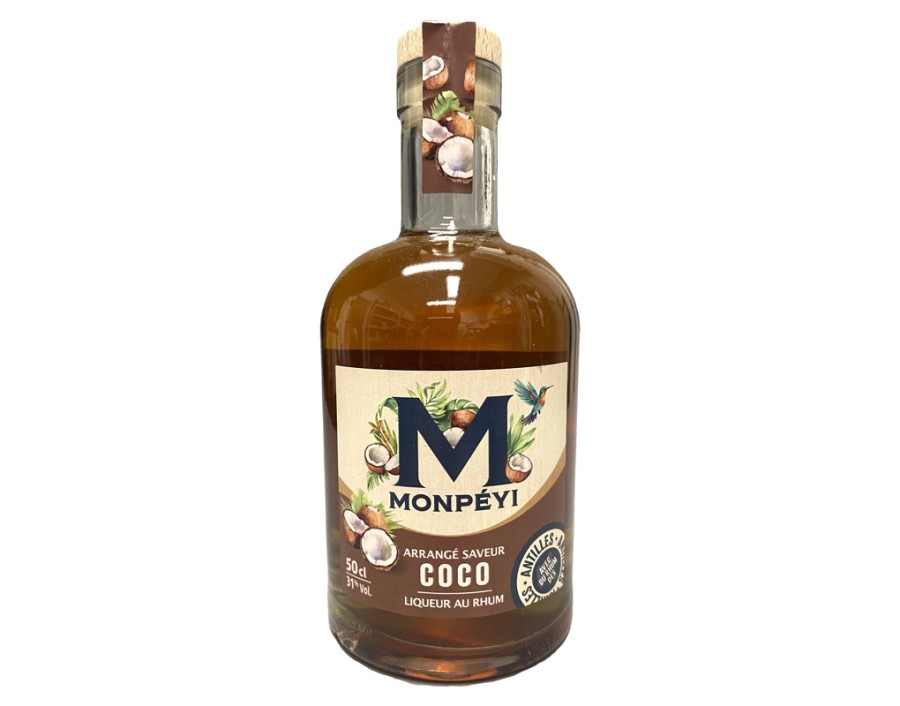 MONPÉYI Liqueur au rhum arrangé saveur coco 31° - 50 cl