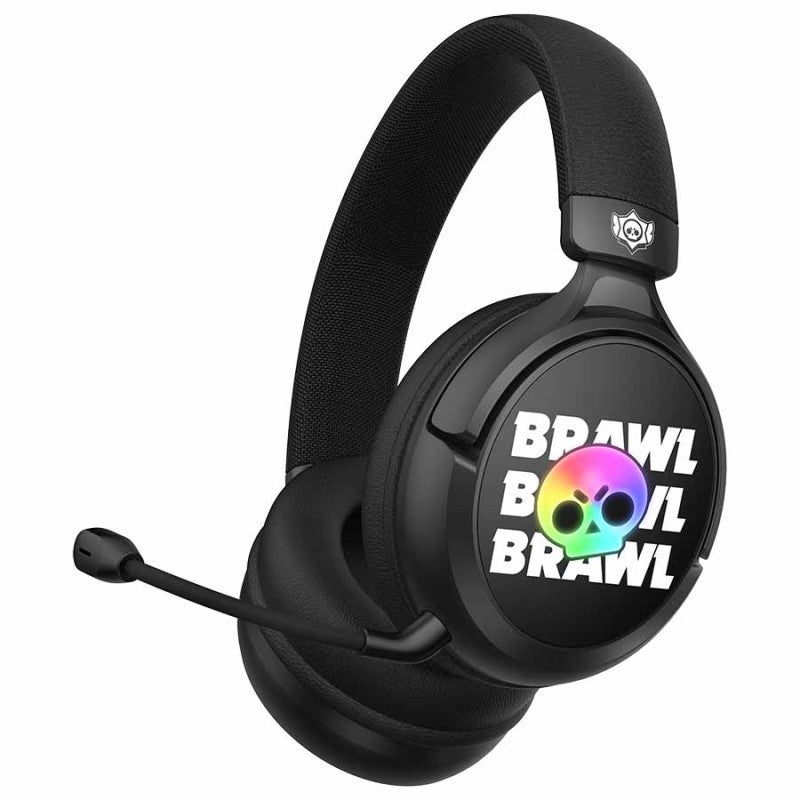 SUBSONIC SS Casque de jeu filaire BRAWL STARS, Noir, compatible PS5, PS4, PC, Xbox, Switch