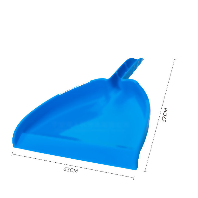 Pelle à poussière en plastique bleu de 33 cm de largeur, bac de collecte robuste