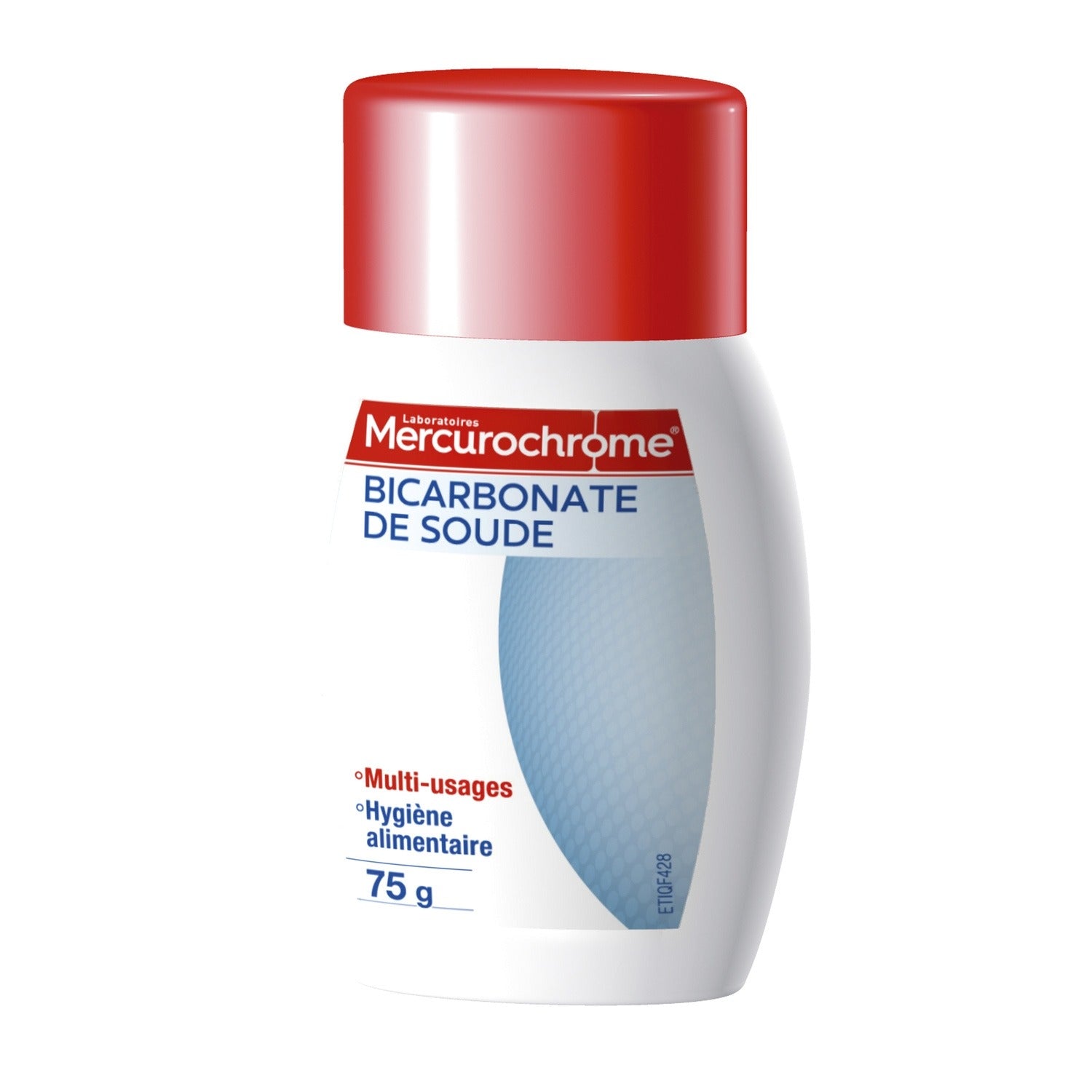 MERCUROCHROME Bicarbonate de soude multi-usages pour l'hygiène et l'alimentation 75 g