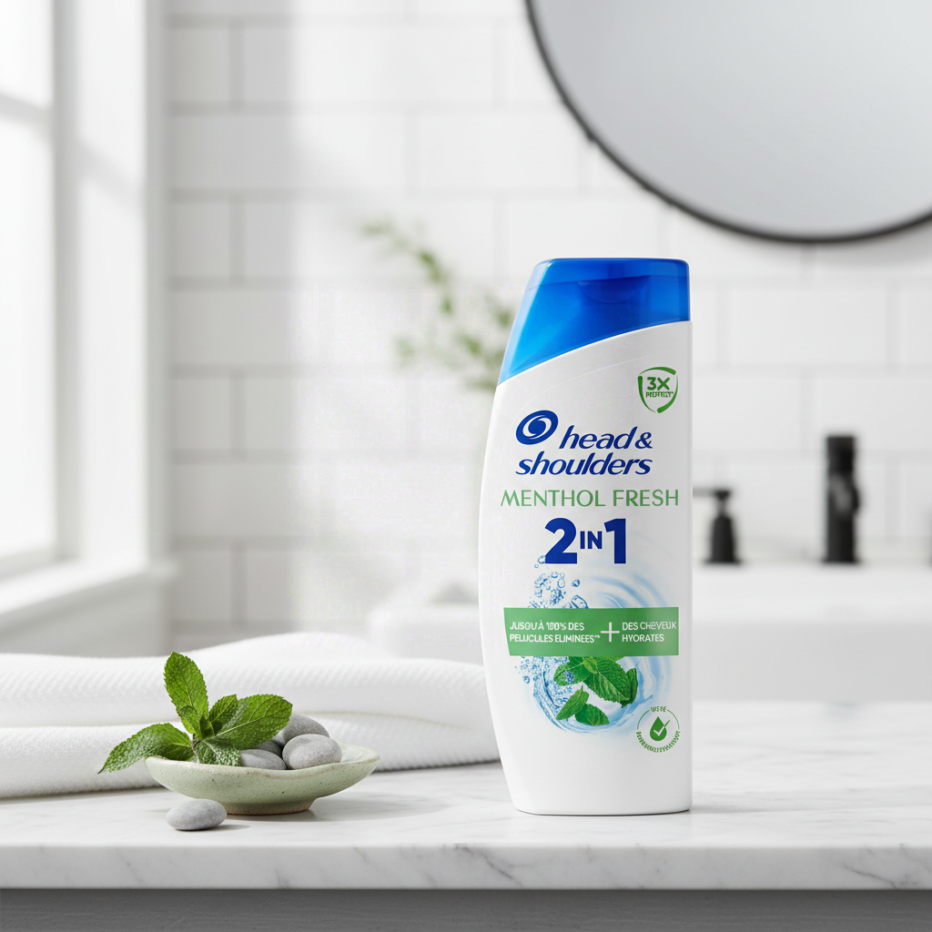 HEAD & SHOULDERS Menthol - Shampooing 2-en-1 - 300 ml