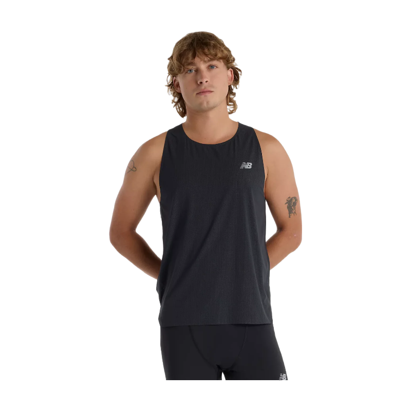 New Balance Débardeur jour de course ultra léger Noir