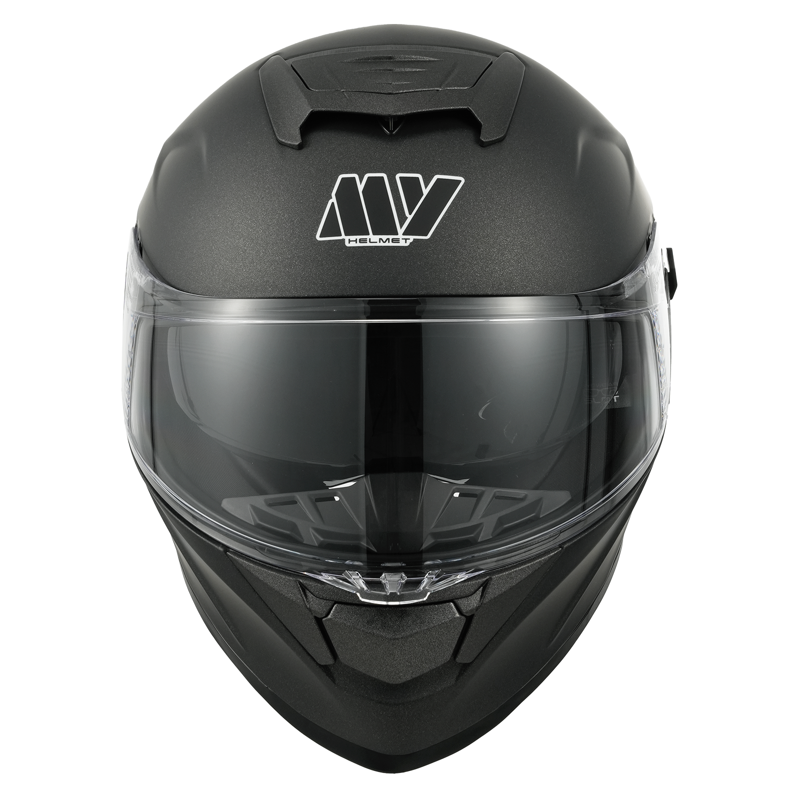 MY 936 Casque à visière intégrale pour moto et cyclomoteur avec visière solaire pour hommes et femmes homologation ECE 22.06 titane mat - Taille M