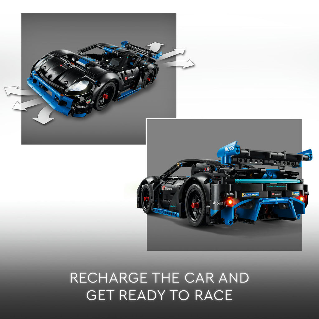 LEGO Technic 42176 Set de construction de voiture de course Porsche GT4 e-Performance