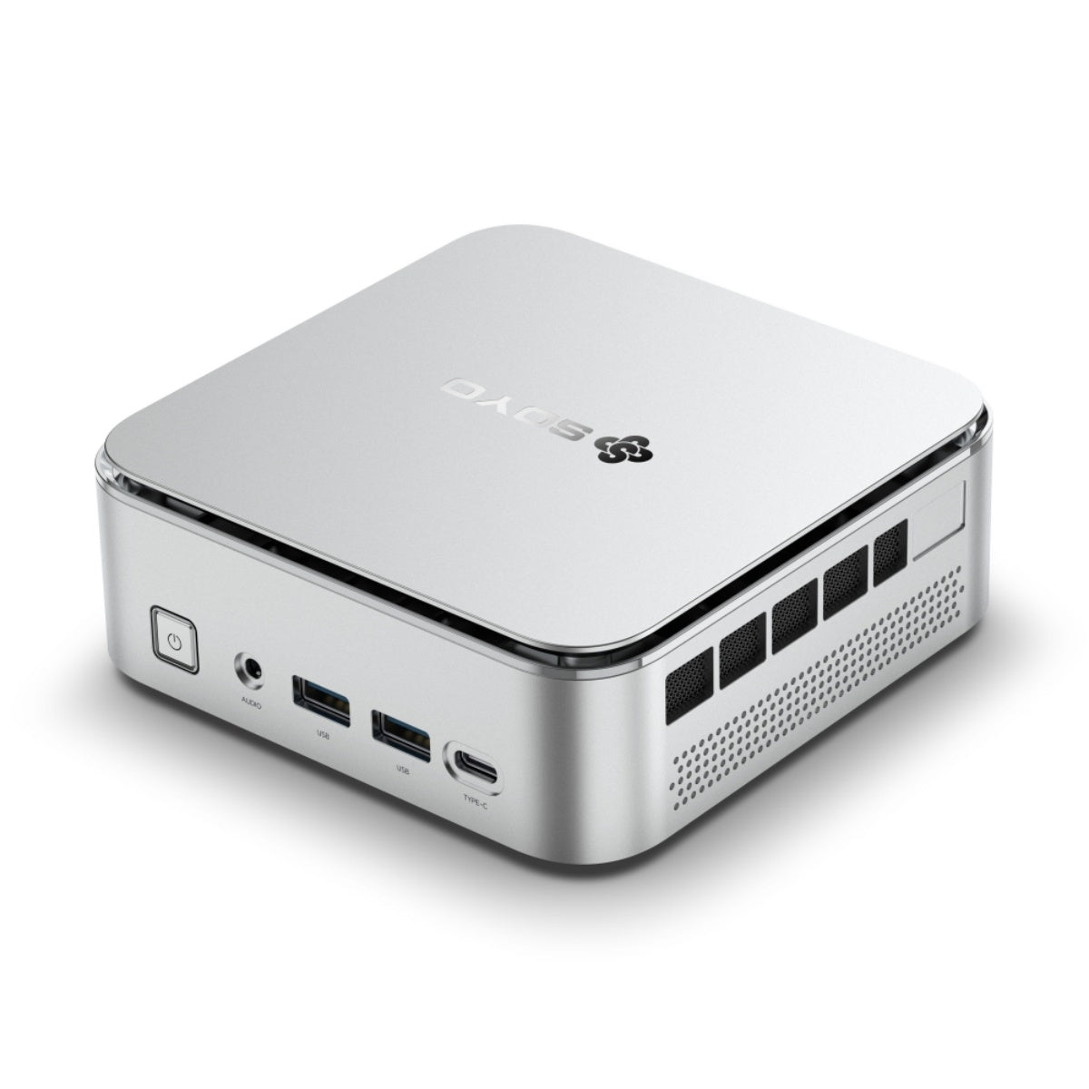 SOYO S4PLUS Mini PC Ryzen 7 H 255 (8 cœurs / 16 threads, jusqu'à 4,9 GHz) Mini ordinateur de bureau 24 Go LPDDR5 RAM 512 Go SSD PCIe 3.0