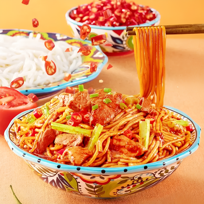 Bai Jia A'Kuan Nouilles de riz sautées du Xinjiang 320 g