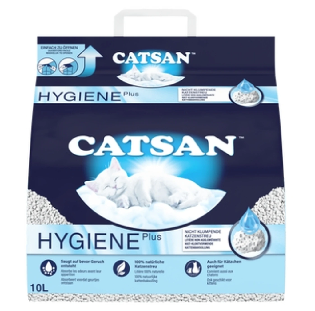 CATSAN Hygiène Plus Litière pour Chat, 3*10 L