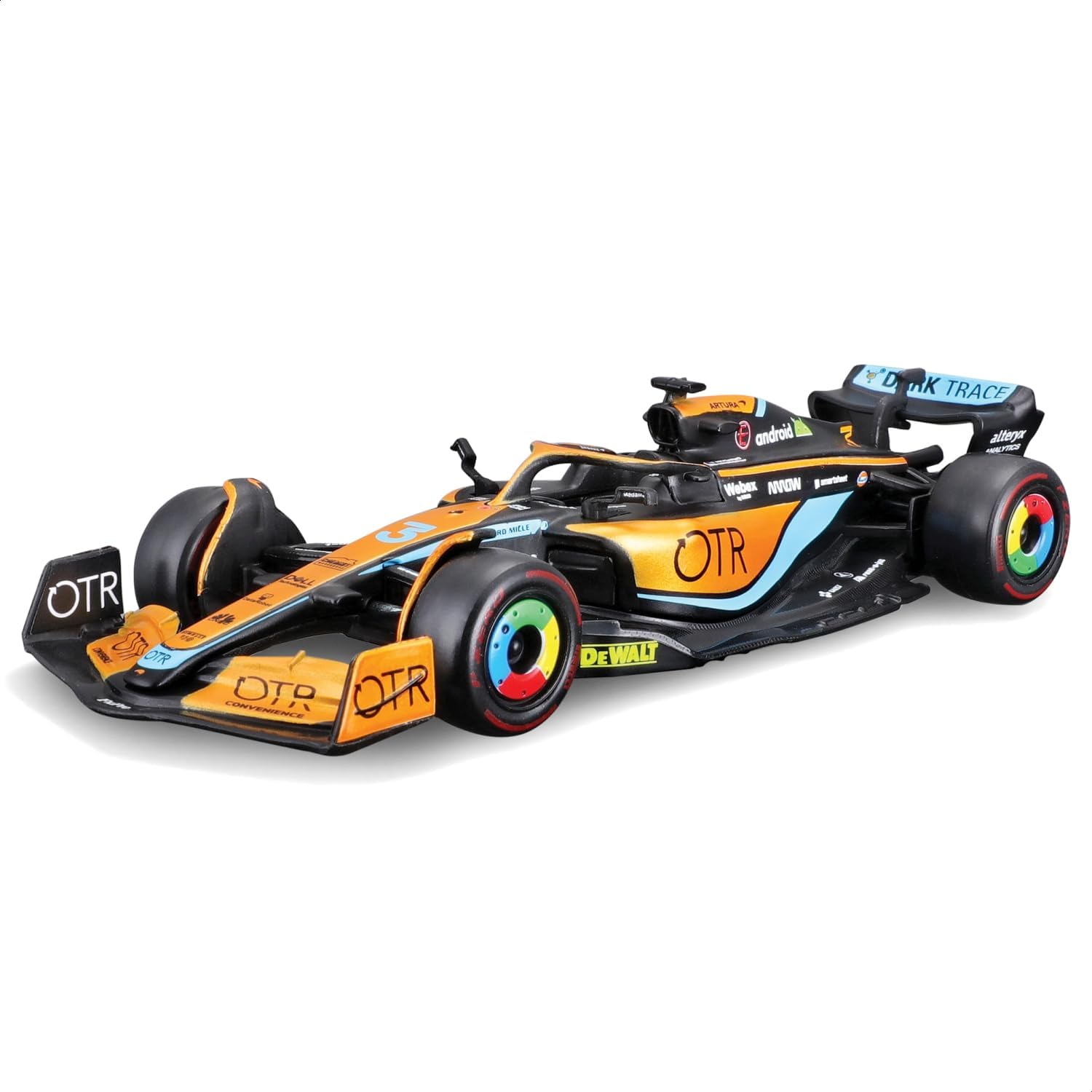 MCLAREN RACING Échelle 1/43 Formule 1 Pack de 7 Véhicules avec Présentoir