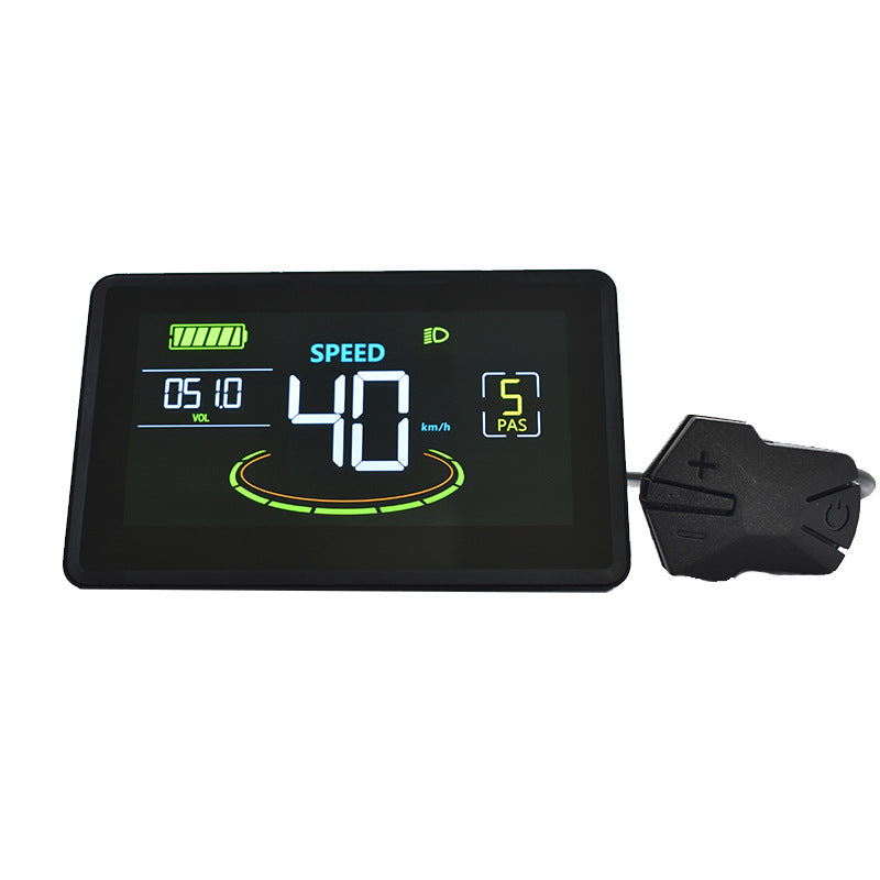 Tableau de bord TFT universel pour moto – Cluster d'instruments numérique avec compteur de vitesse LCD pour moto et scooter