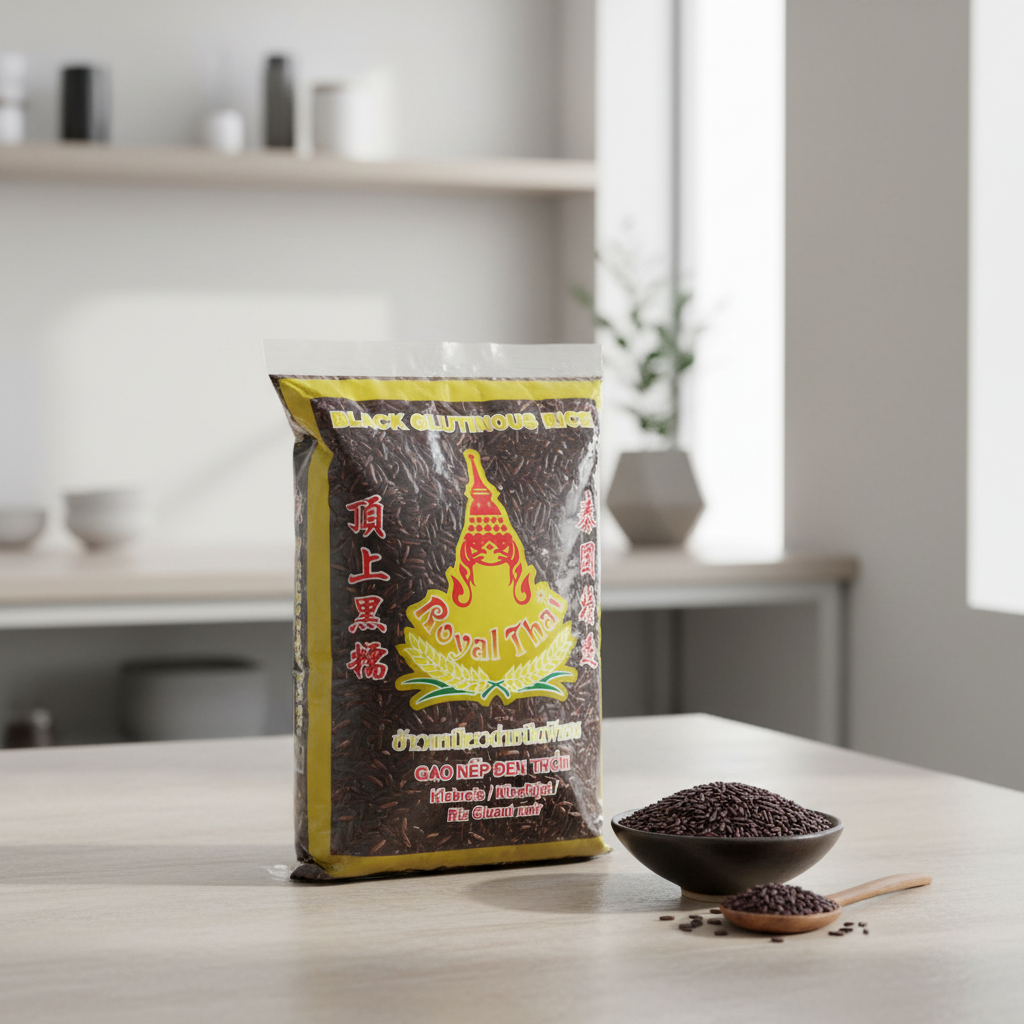 Royal Thai Riz gluant noir - 1 kg