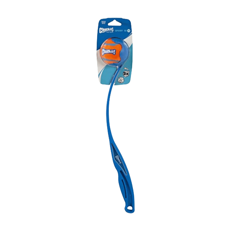 Chuckit! Lanceur de balle de sport pour chien avec balle de tennis moyenne - Taille moyenne - 45 cm
