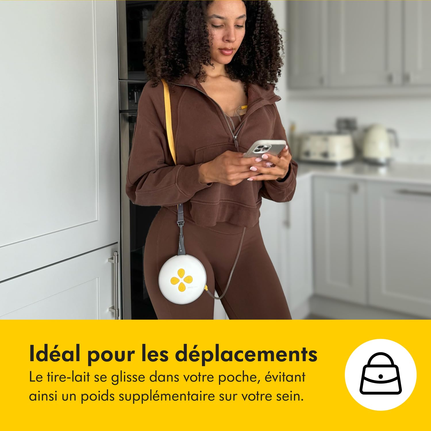 MEDELA Swing Maxi Hands-Free - Tire-lait électrique double, coquilles 21/24 mm