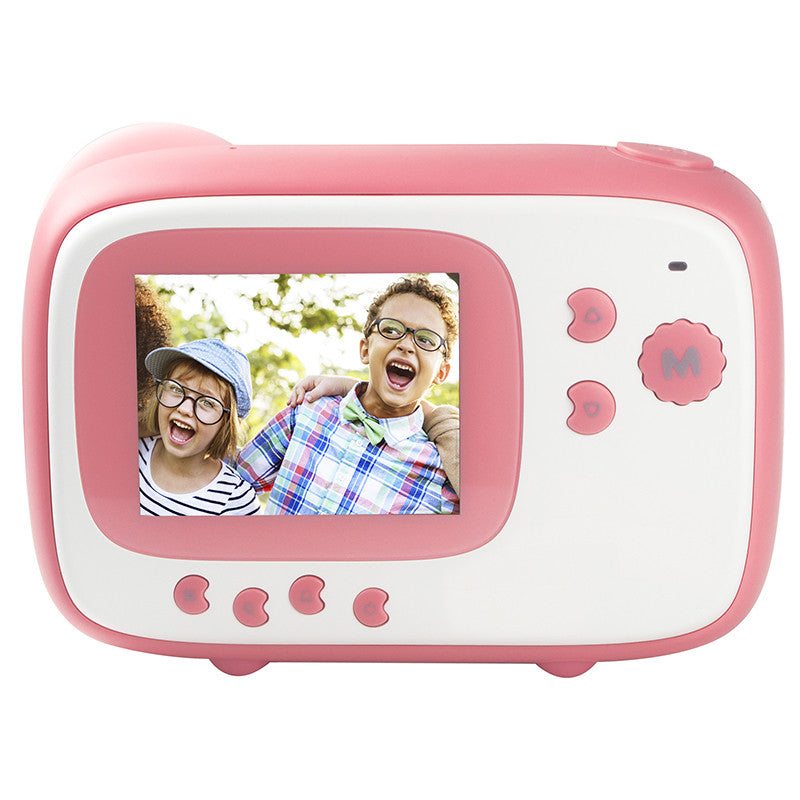 AgfaPhoto Appareil photo numérique avec imprimante pour enfants - Rose