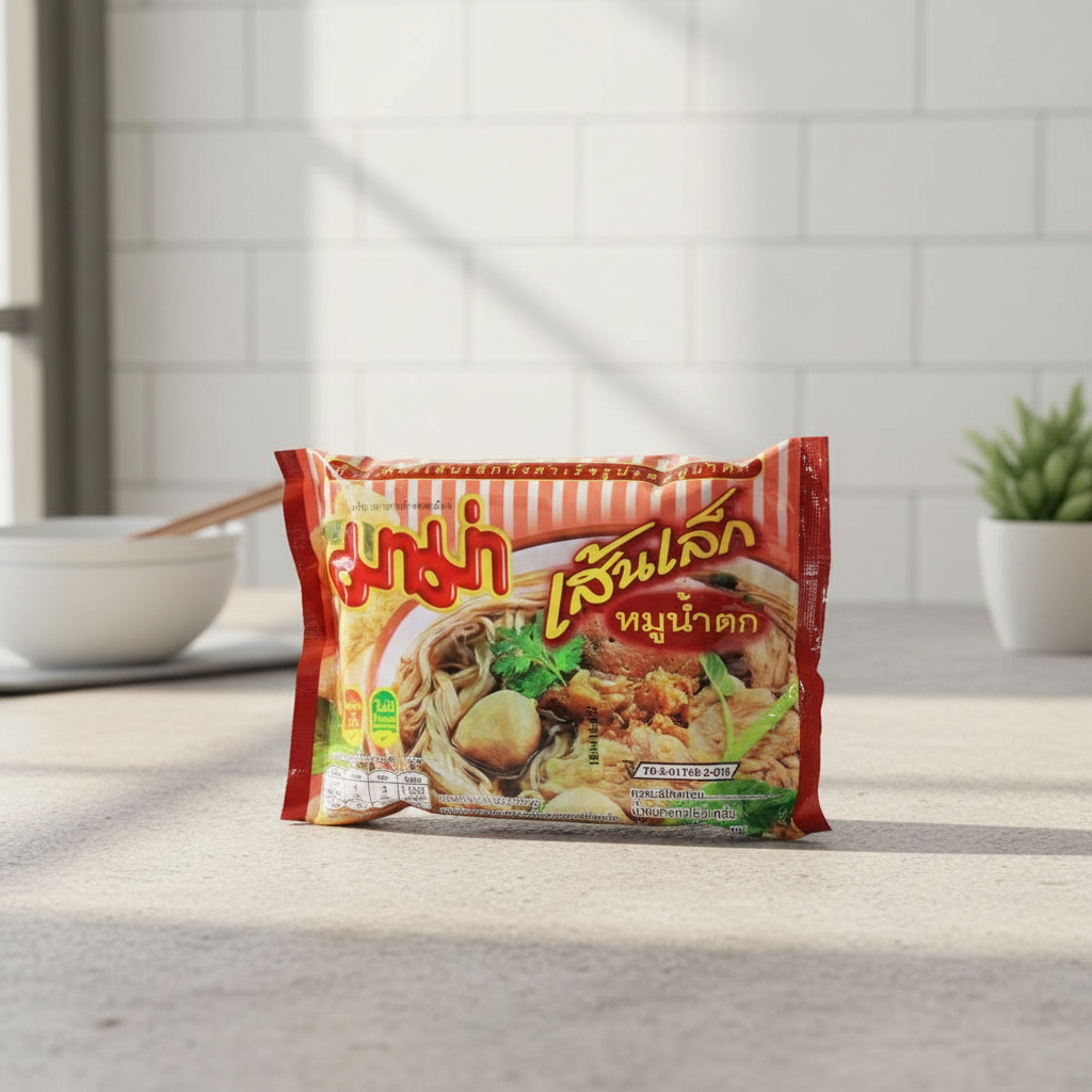 MAMA Nouilles de riz instantanées Moo Nam Tok 55 g