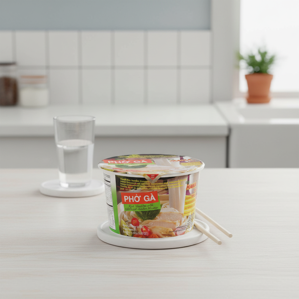 MAMA - Nouilles en bol saveur poulet - 65 g