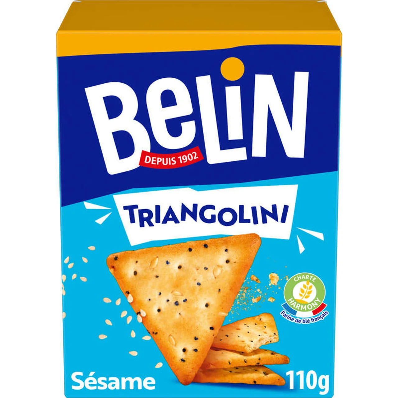 BELIN crackers Triangolini sésame 110g