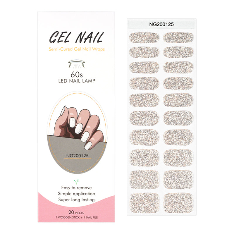 MeoMagic 14-57 Autocollants gels pour ongles - 20 pièces