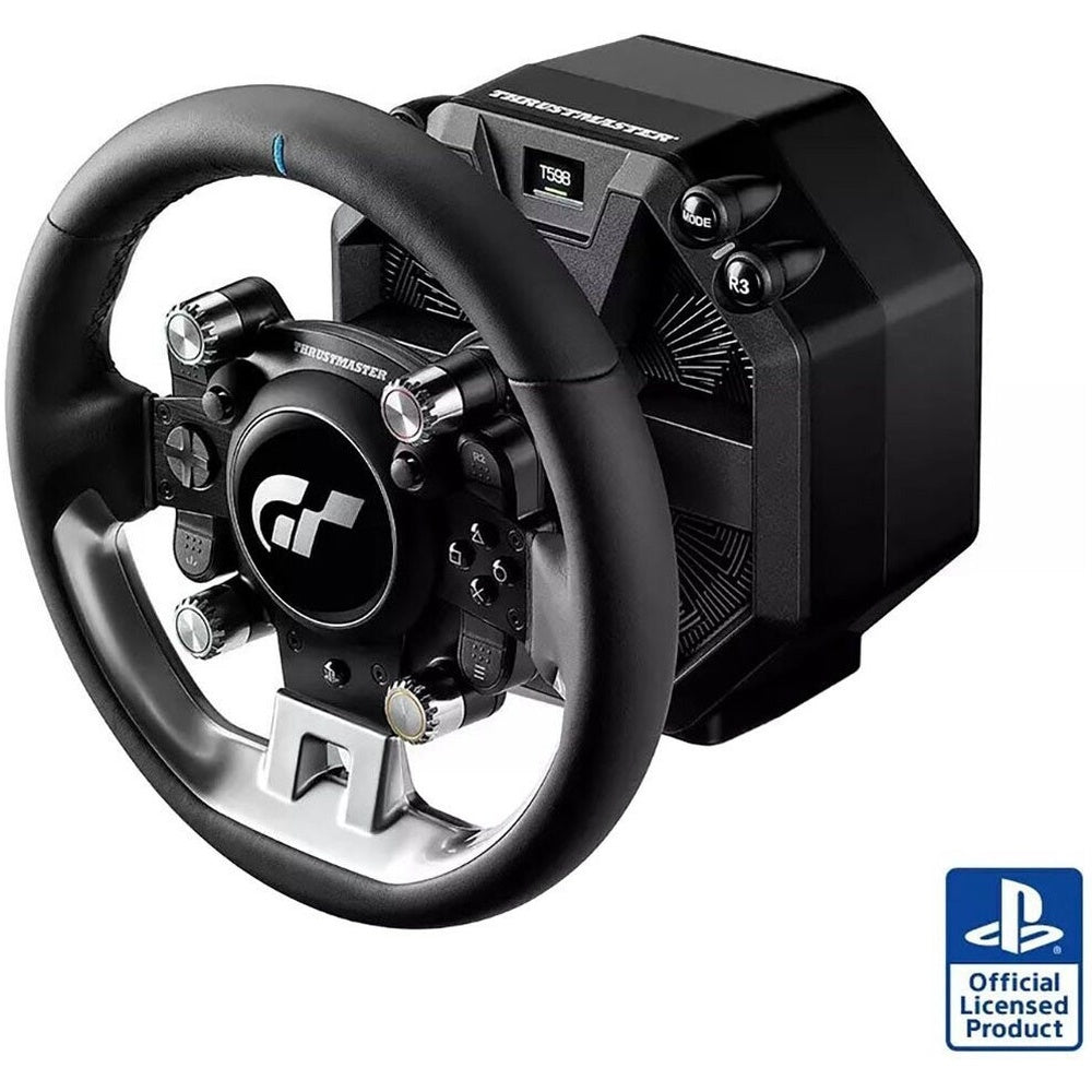 Thrustmaster GT Wheel Add-On - Volant de course GT taille réelle, Palettes magnétiques en métal, Libération rapide de nouvelle génération, Compatible PC/PS/Xbox, Version de détail
