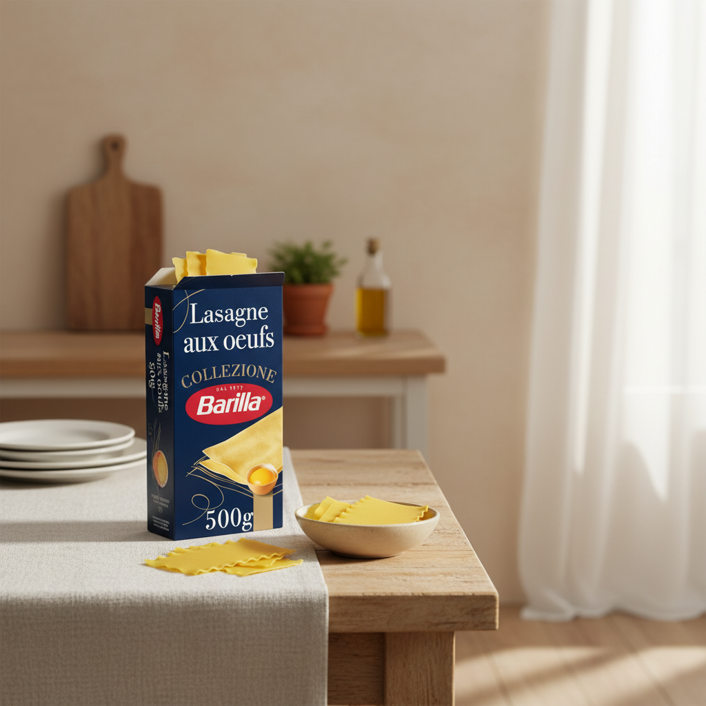 Barilla Pâtes lasagnes aux œufs 500 g