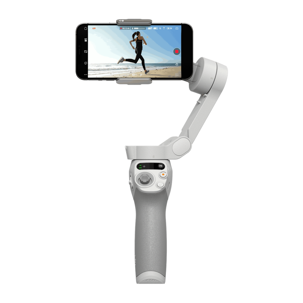 DJI Osmo Mobile SE Stabilisateur intelligent 3 axes pour smartphone, portable et pliable avec ShotGuides et ActiveTrack 5.0, stabilisateur pour vlog pour Android/iPhone, YouTube et TikTok