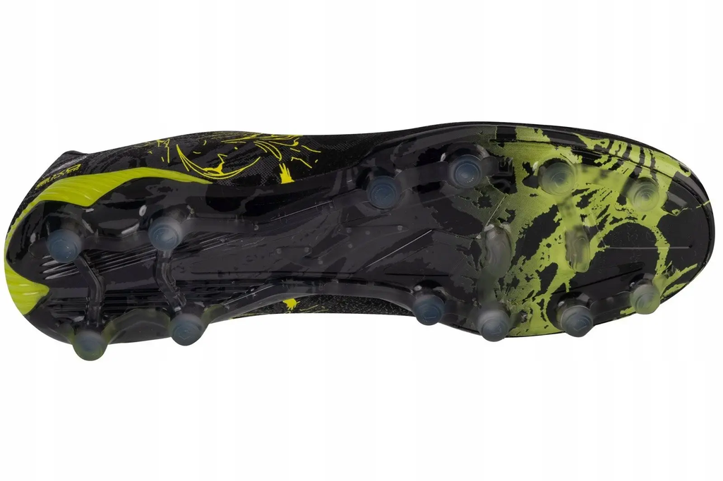 JOMA Chaussures de football Supercopa 24, terrain ferme (FG), noir/jaune, pointure 43