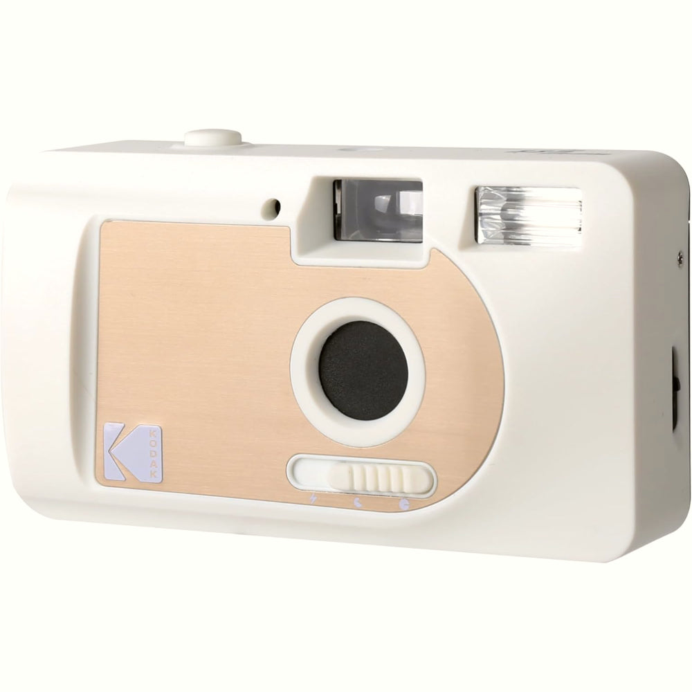 Kodak Appareil photo argentique motorisé S88, Argent, Blanc et Marron