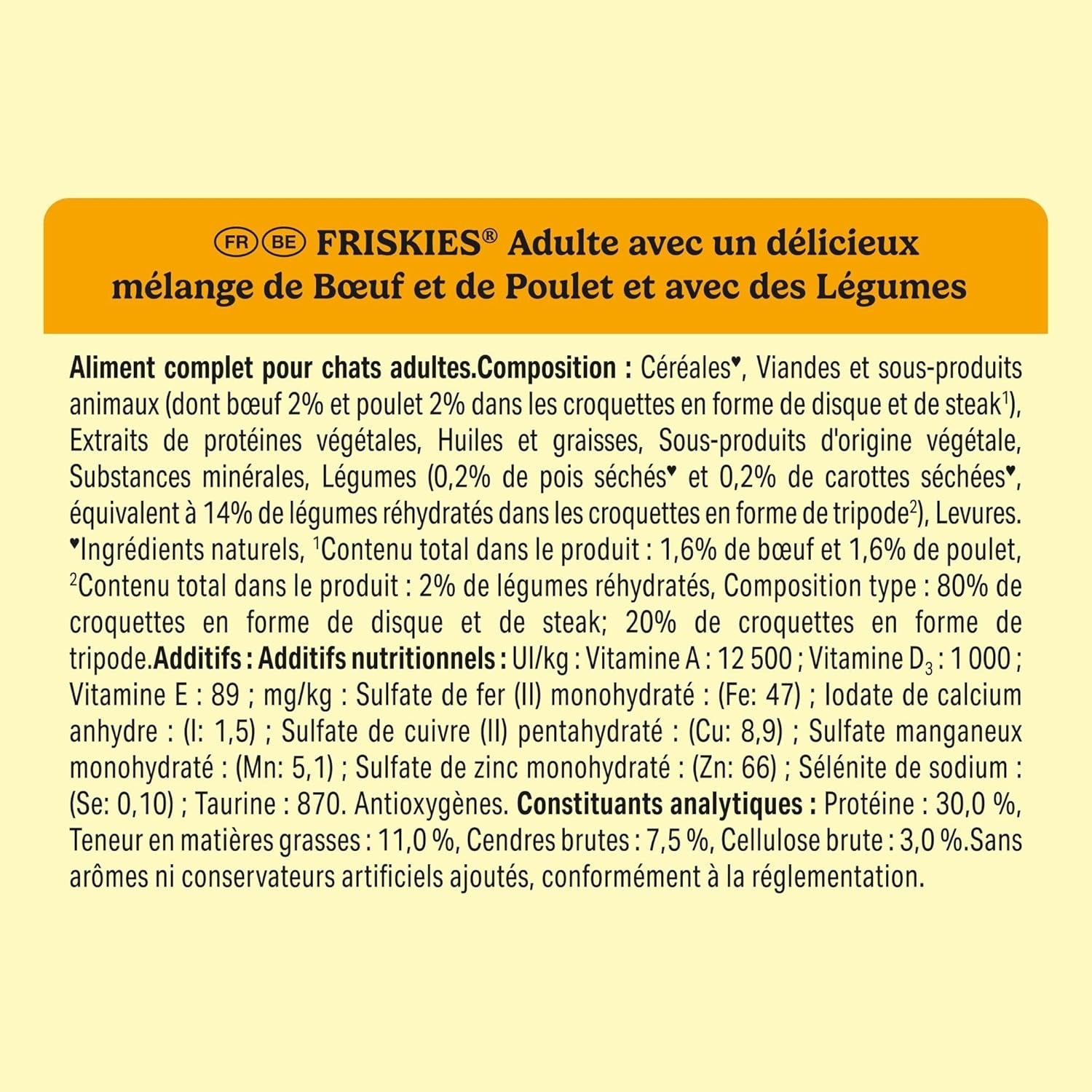 Friskies 5 Promesses Croquettes pour Chat Adulte d'Intérieur - 1,5 kg