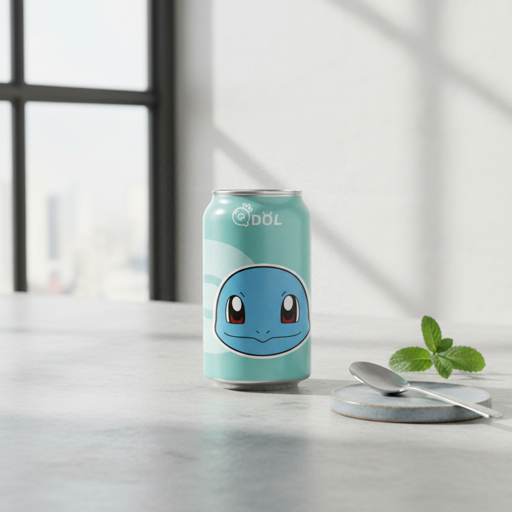 QDOL Eau pétillante Pokémon Héliatronc 330 ml x 24