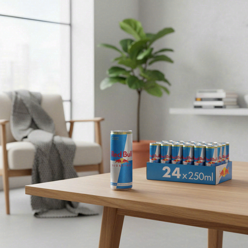 Red Bull Boisson énergisante sans sucre 24 x 250 ml