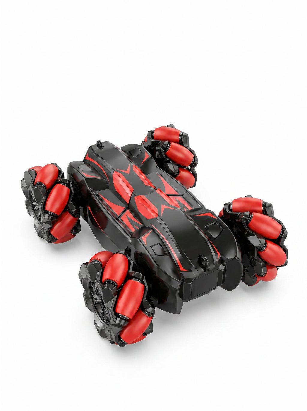 2,4 g RC Voiture de Cascade Méca Numa Roues Drift 360° Voiture Jouet Télécommandée pour Enfants à Partir de 6 Ans One Piece en Rouge.