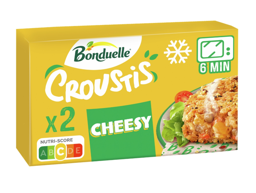BONDUELLE Croustis Maxi Cheesy Potiron Lentille Emmental 240g