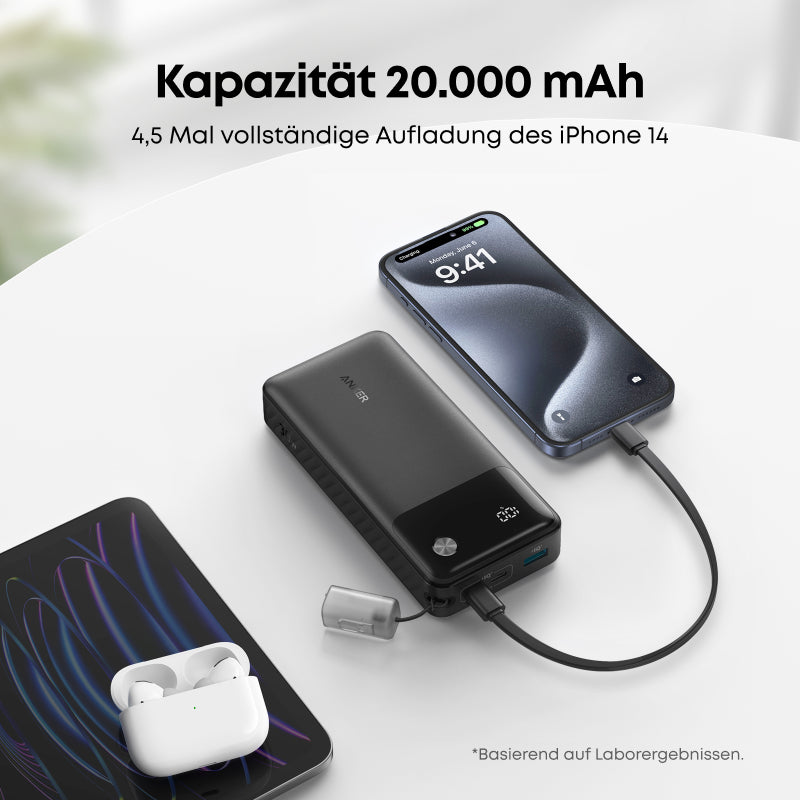Anker Batterie Externe A1384G11 20 000 mAh Noir