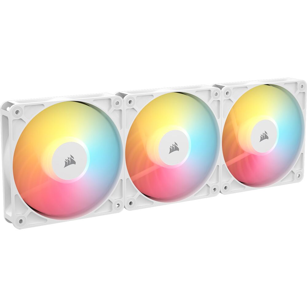 CORSAIR RS120-R ARGB White, 120mm ARGB Fan, Triple Pack