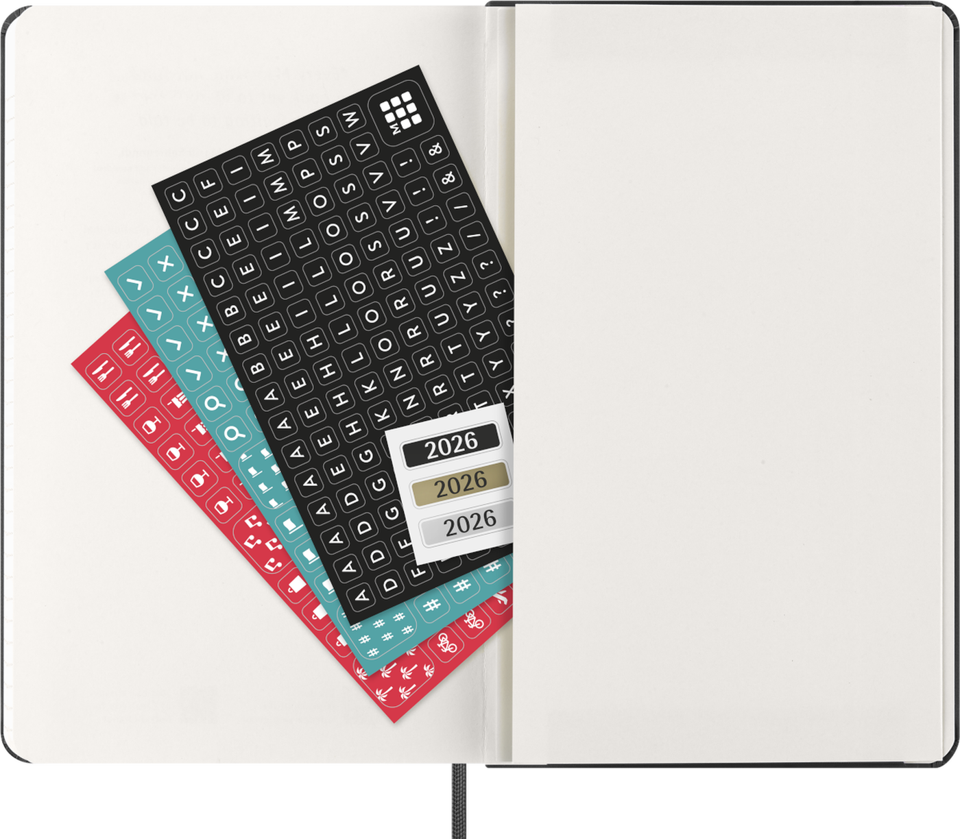 MOLESKINE Agenda Semainier 12-Mois Horizontal Grand Format