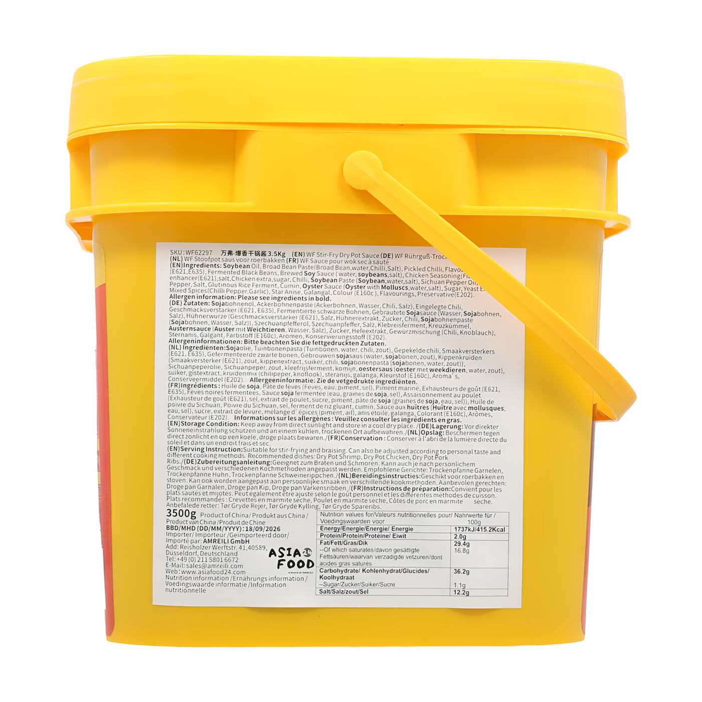 WANFU Sauce pour wok sec à sauté - 3,5 kg