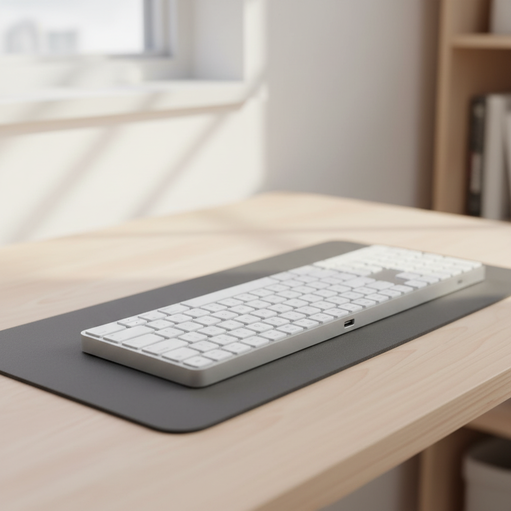 Apple Magic Keyboard avec Touch ID et pavé numérique pour Mac à puce Apple USB-C, disposition française, blanc