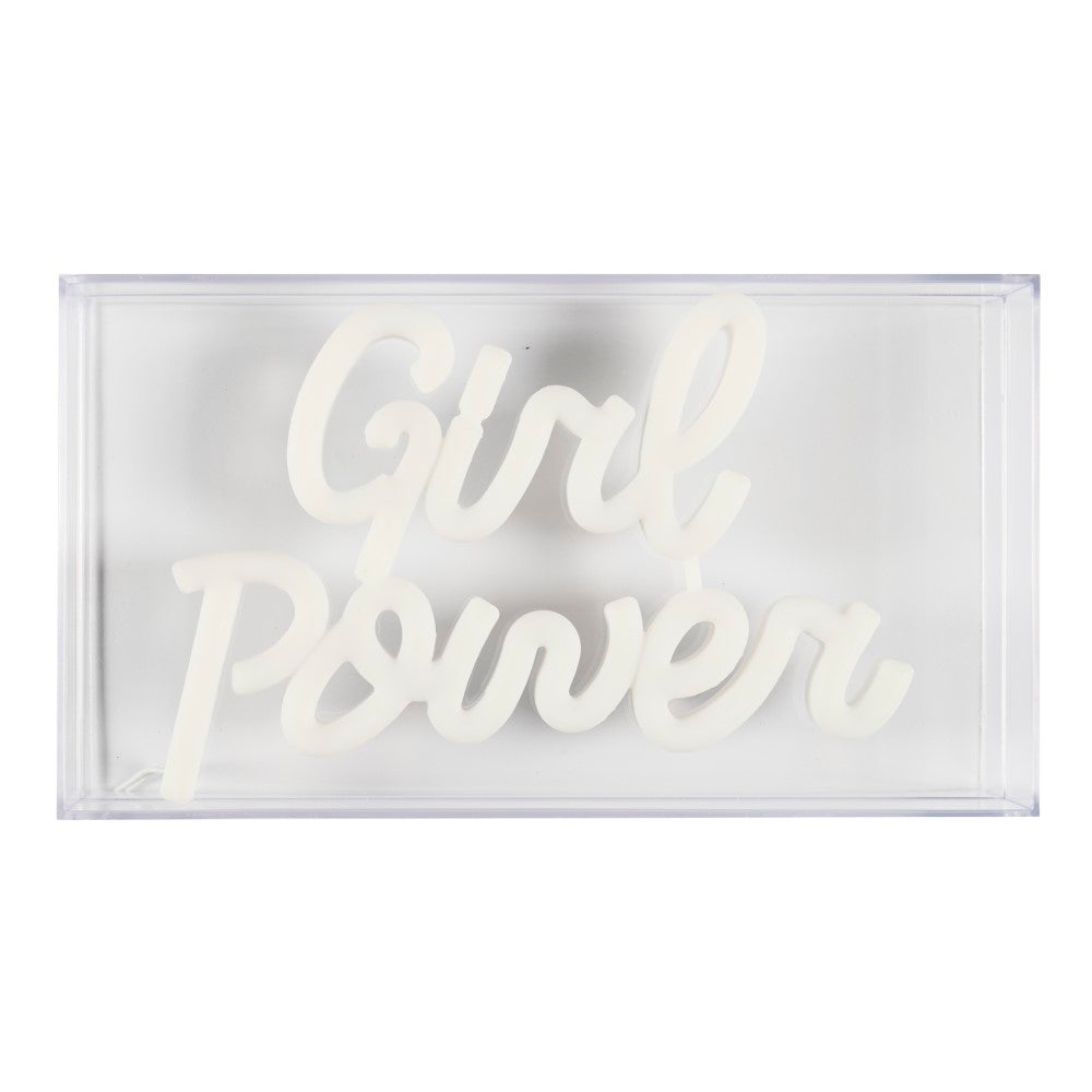 HOME DECO FACTORY Lampe LED en acrylique effet néon CO GRL PWR