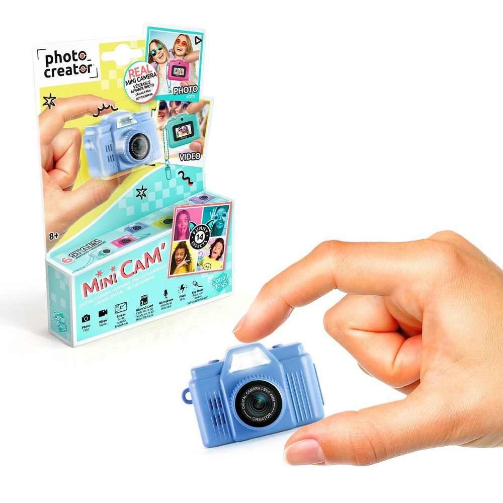 Canal Toys – Photo Creator – Appareil Photo Numérique Mini Cam’ – avec porte-clé inclus – CLK 050