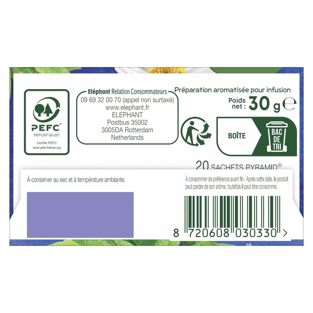 ELEPHANT Infusion nuit tranquille 20 sachets - 30 g