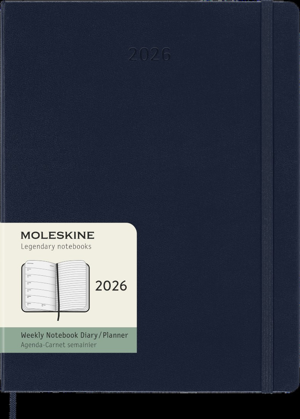 MOLESKINE Agenda semainier 12 mois XL rigide