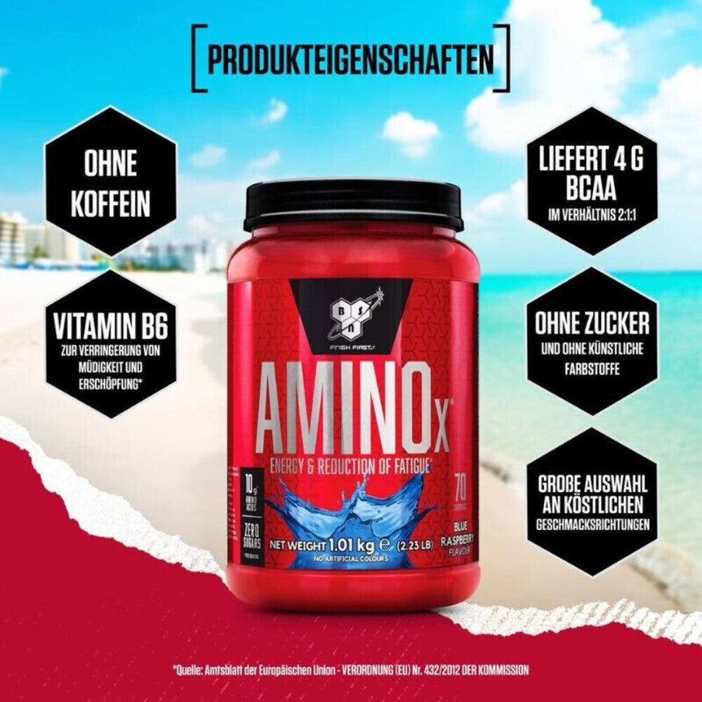 BSN Amino X saveur framboise bleue - 1 kg
