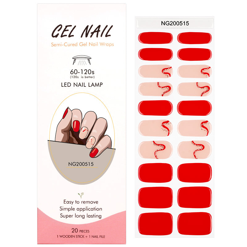 MeoMagic 14-237 Autocollants gels pour ongles - 20 pièces